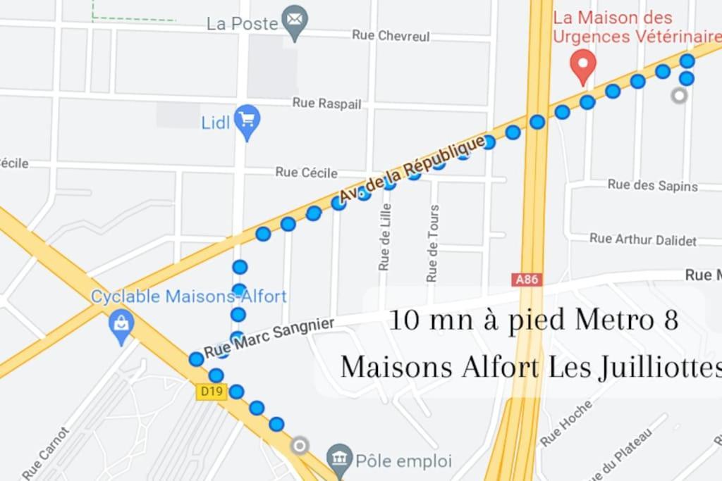 Escale-Marne Fr - 202 - Free Parking - Free Luggage Storage - All Equipped - Linen Included - Washing Machine - 10Mn Walk Metro 8 - Rer A - Panoramic View - From 1 To 14 Guests Maisons-Alfort Dış mekan fotoğraf