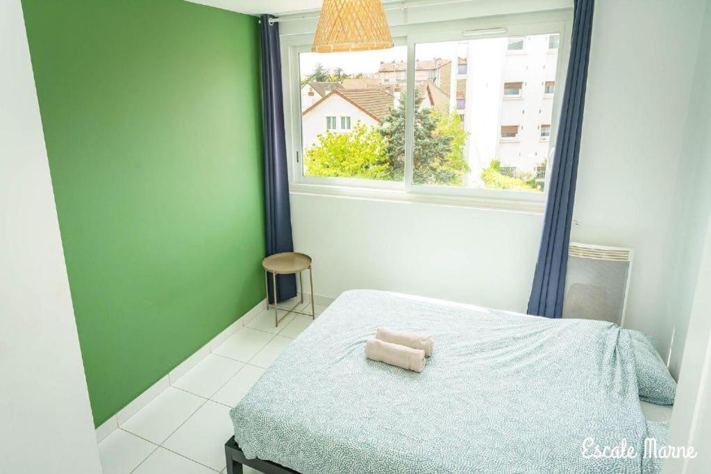 Escale-Marne Fr - 202 - Free Parking - Free Luggage Storage - All Equipped - Linen Included - Washing Machine - 10Mn Walk Metro 8 - Rer A - Panoramic View - From 1 To 14 Guests Maisons-Alfort Oda fotoğraf