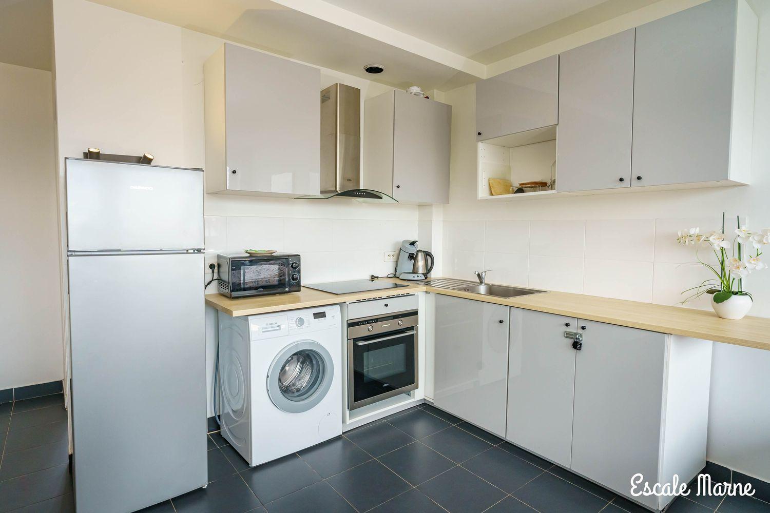 Escale-Marne Fr - 202 - Free Parking - Free Luggage Storage - All Equipped - Linen Included - Washing Machine - 10Mn Walk Metro 8 - Rer A - Panoramic View - From 1 To 14 Guests Maisons-Alfort Dış mekan fotoğraf